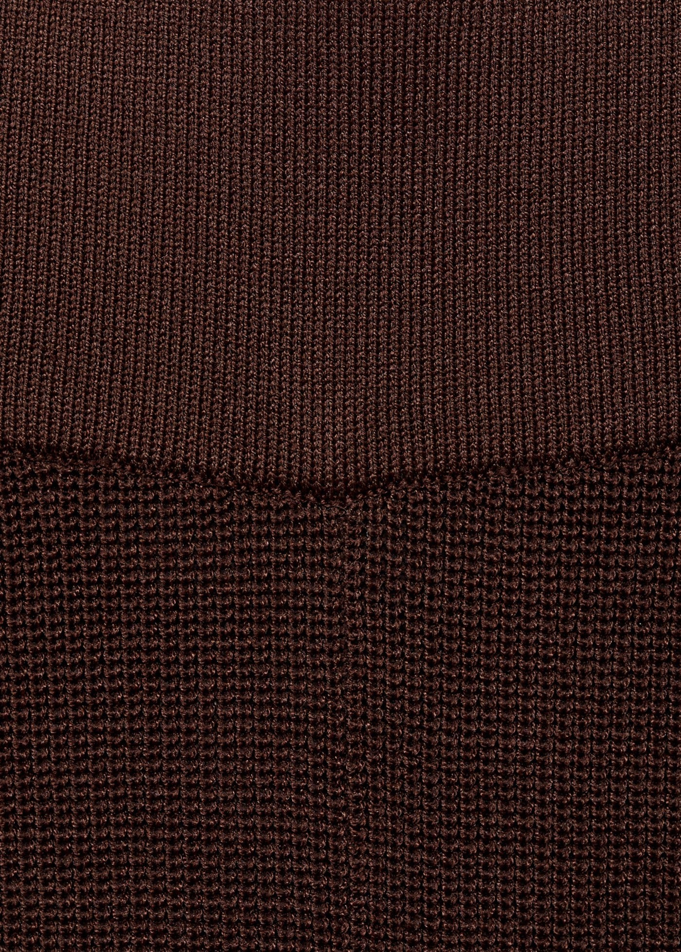 Straight Knit Trousers - Chocolate