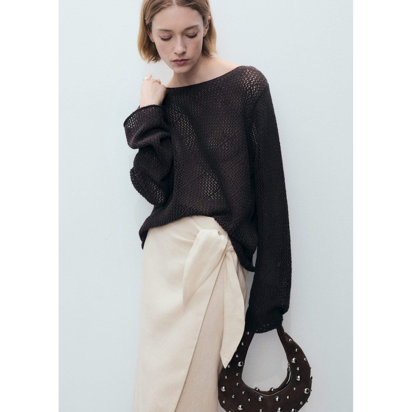 Pareo Skirt - Light Grey/Pastel