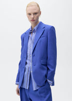 Structured Suit Blazer - Blue
