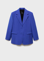 Structured Suit Blazer - Blue