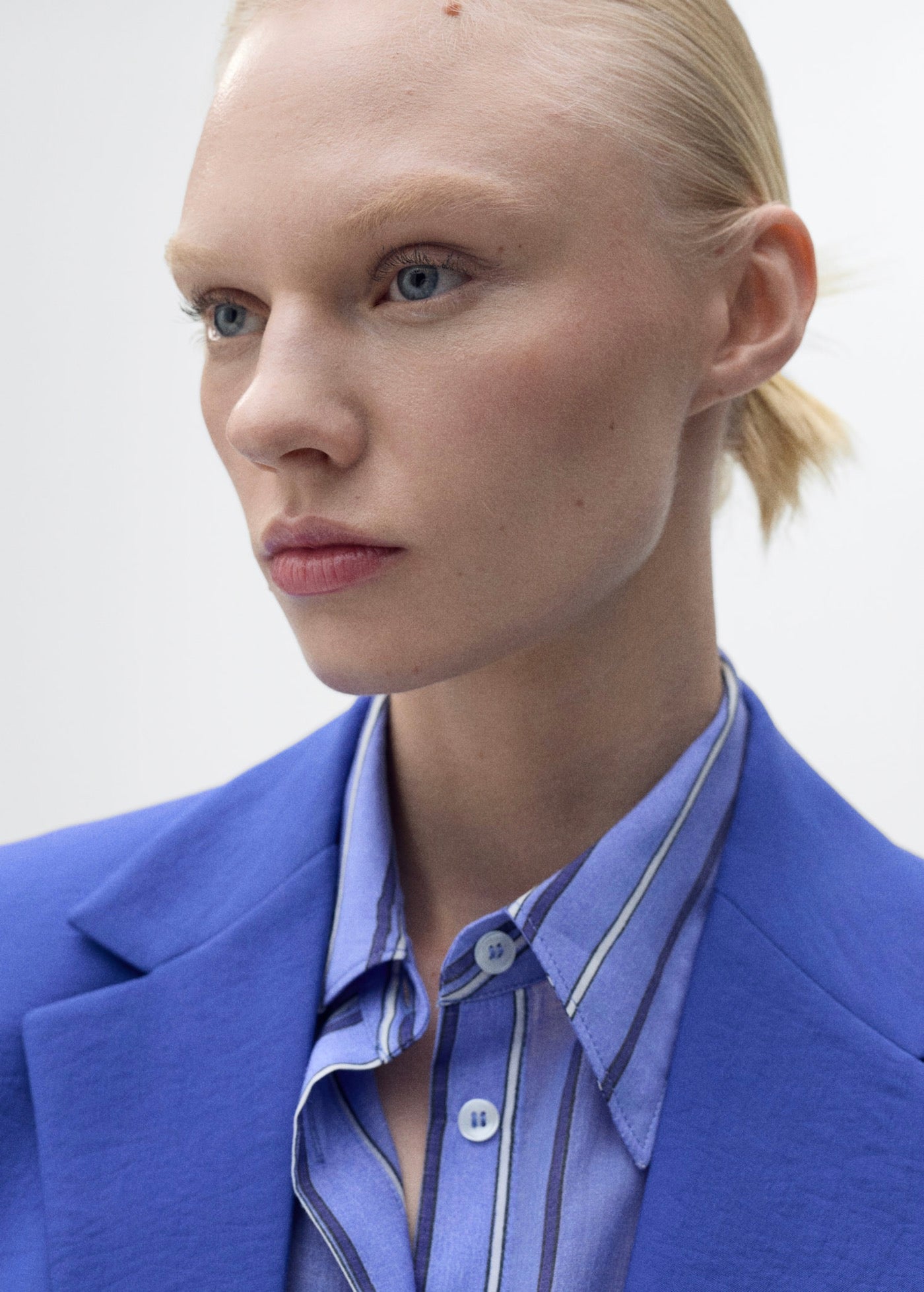 Structured Suit Blazer - Blue
