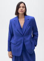 Structured Suit Blazer - Blue