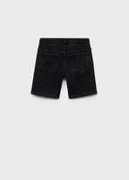 Bermuda Comfy Denim Noir - Garçon