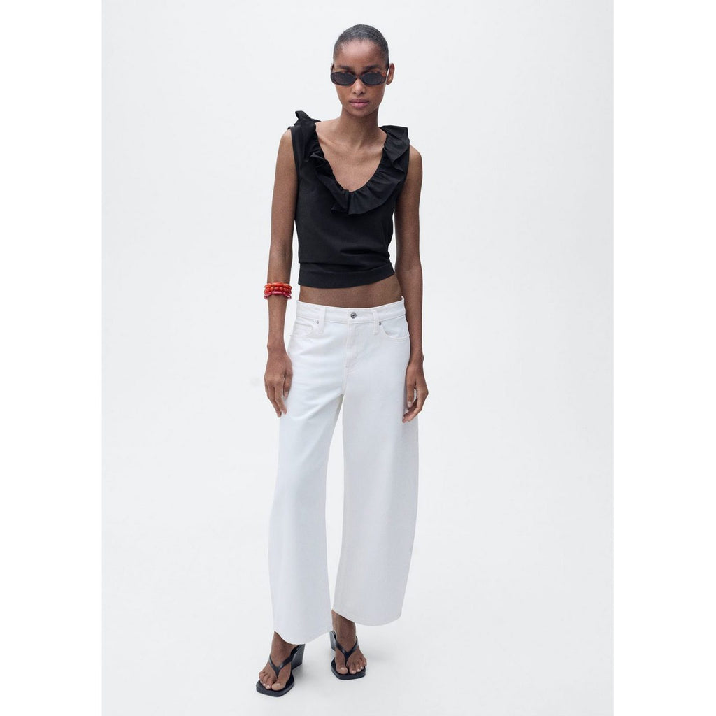 Top Volant - Black