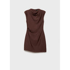 Robe Texturée Drapée
