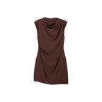 Robe Texturée Drapée