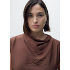 Robe Texturée Drapée
