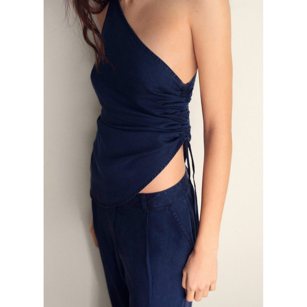 Creta Top - Navy Blue