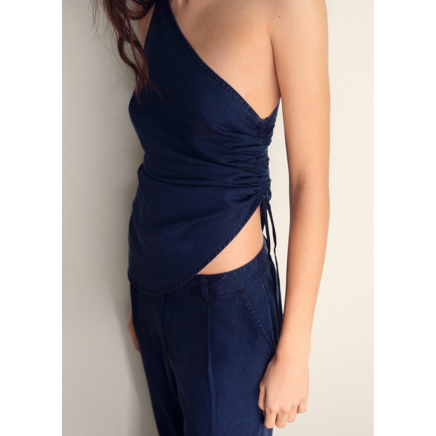 Creta Top - Navy Blue