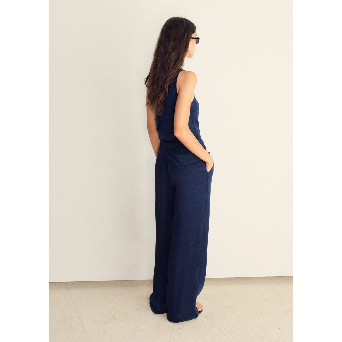 Creta Top - Navy Blue