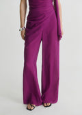 Pantalon Droit Fluide - Purple