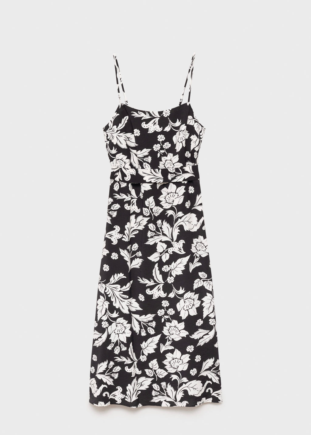 Robe Bretelles À Fleurs