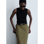 Bos-W Skirt - Khaki