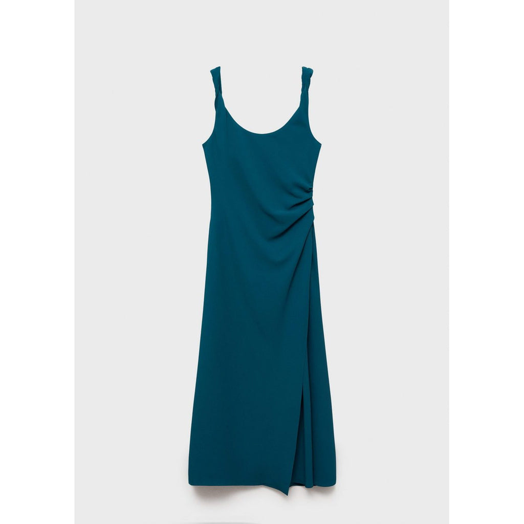 Aqua Dress - Petrol Blue
