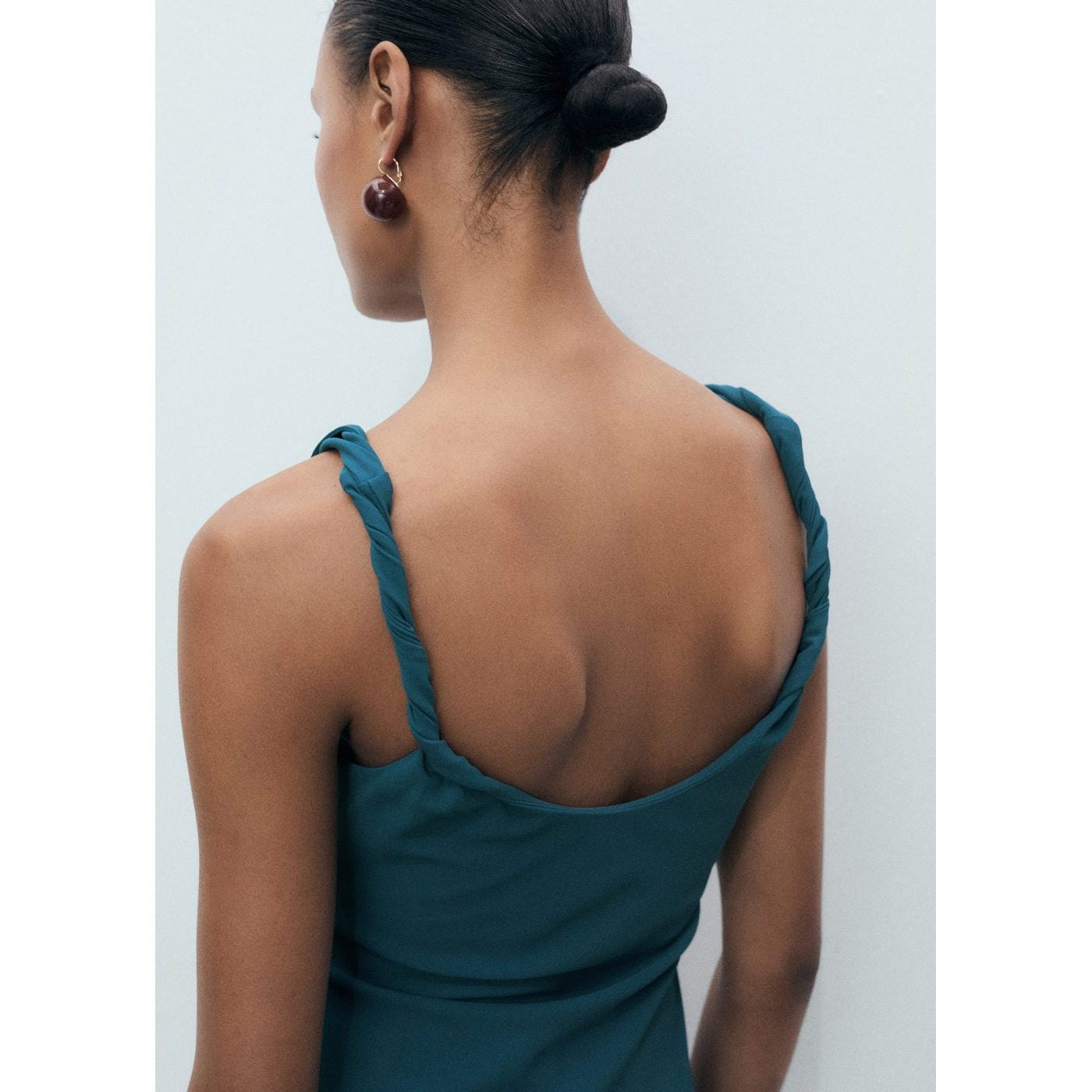 Aqua Dress - Petrol Blue