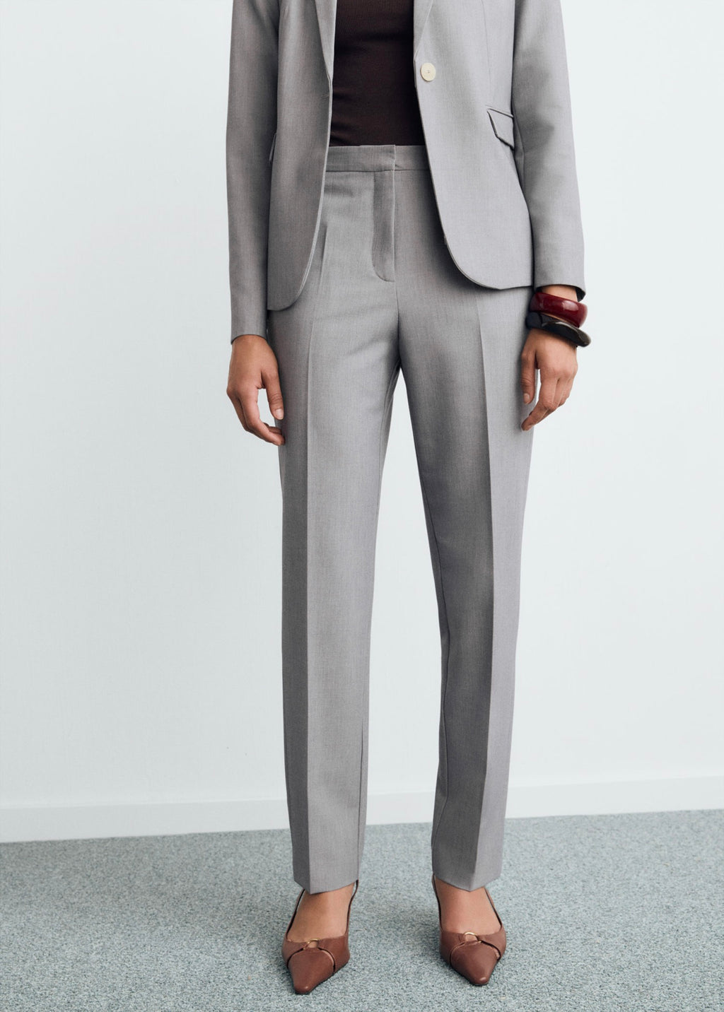 Straight Suit Trousers