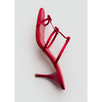 Merlot Sandals - Red
