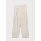 Pantalon Lin Bouton Écaille