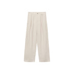Pantalon Lin Bouton Écaille