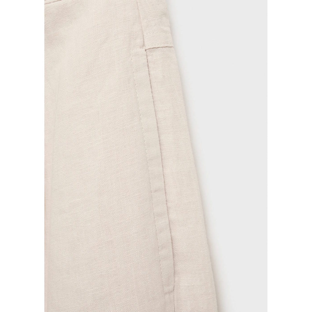 Pantalon Lin Bouton Écaille