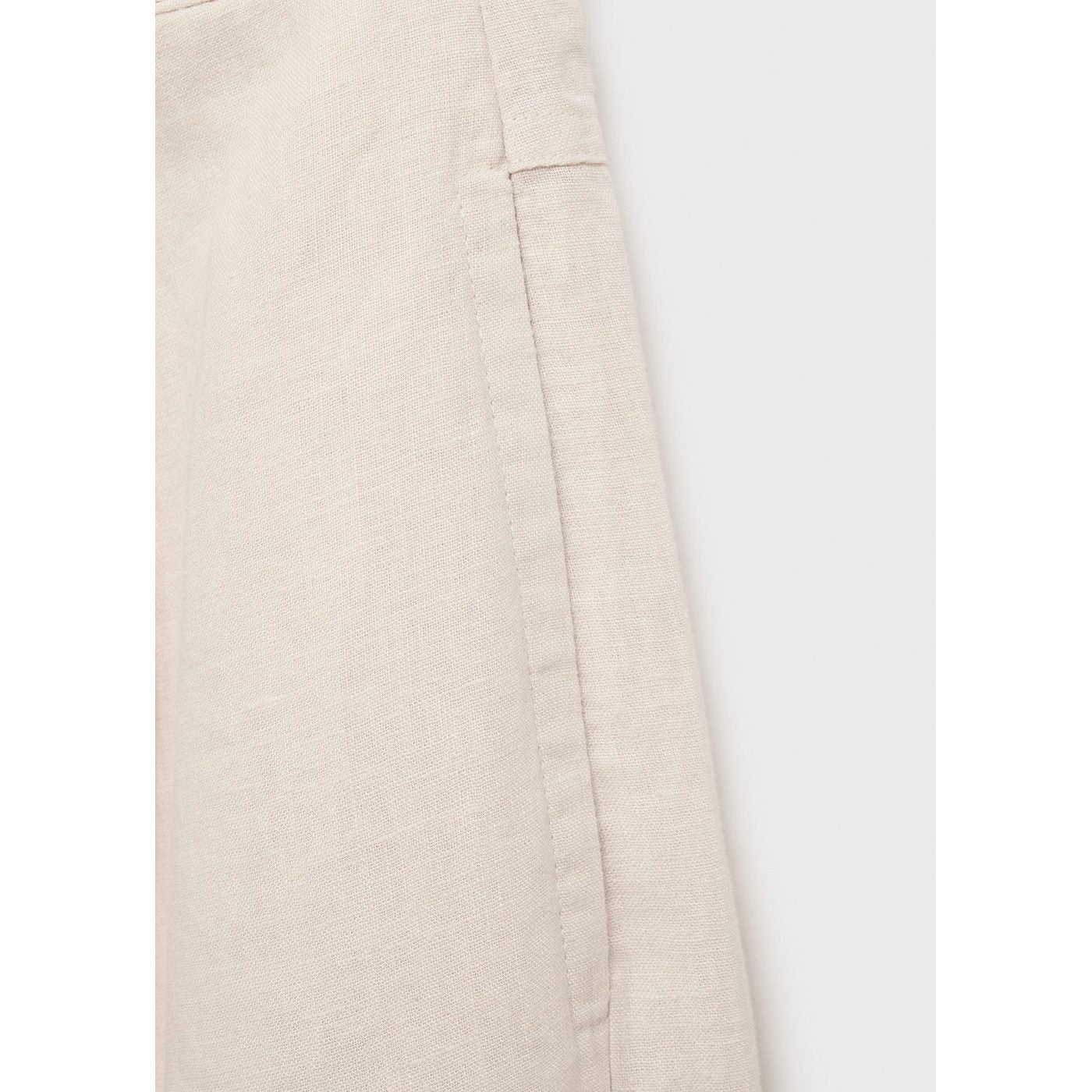 Pantalon Lin Bouton Écaille
