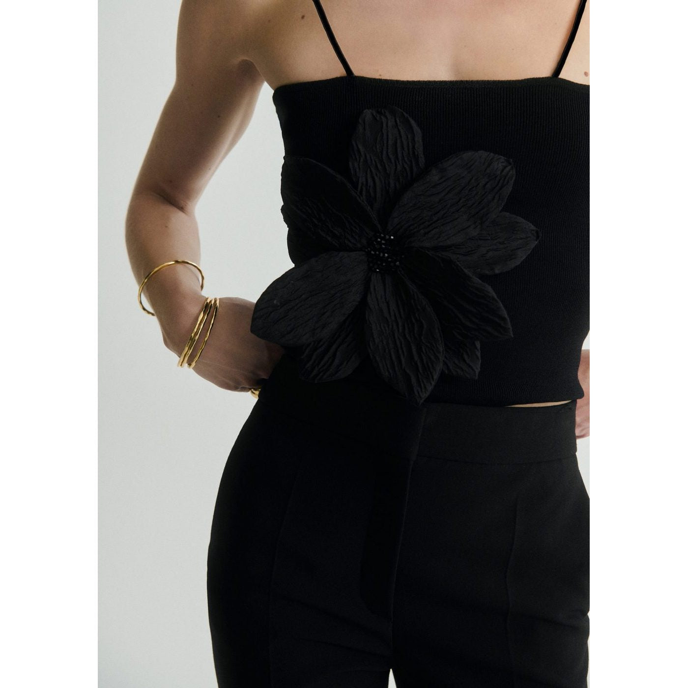 Top Flowa - Black