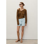 Mom Shorts - Light Blue