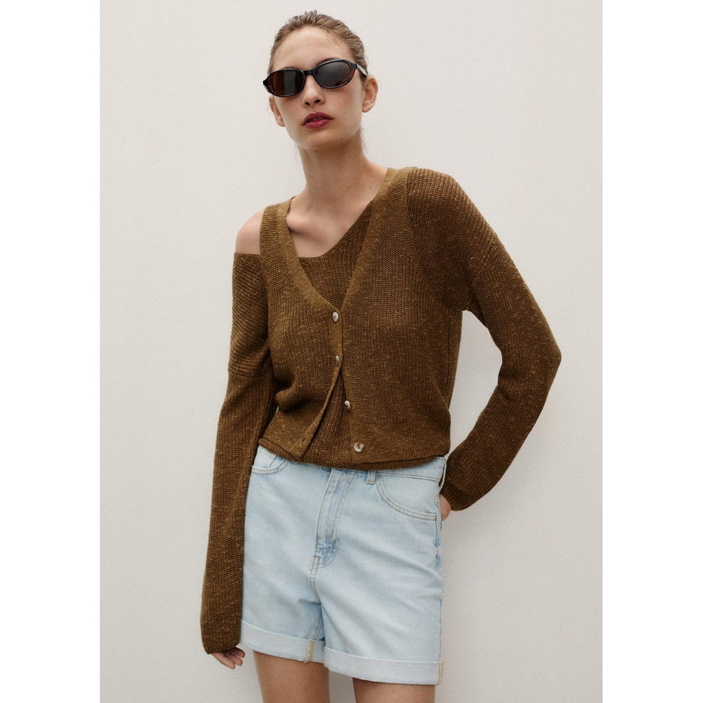 Mom Shorts - Light Blue