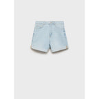 Mom Shorts - Light Blue