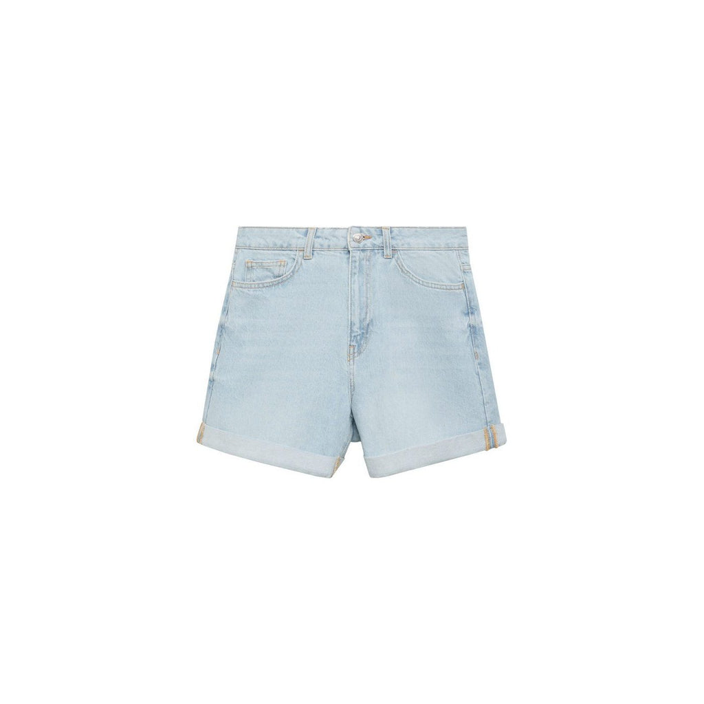Mom Shorts - Light Blue
