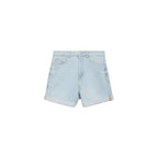 Mom Shorts - Light Blue