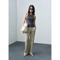 Naju Top - Charcoal Gray