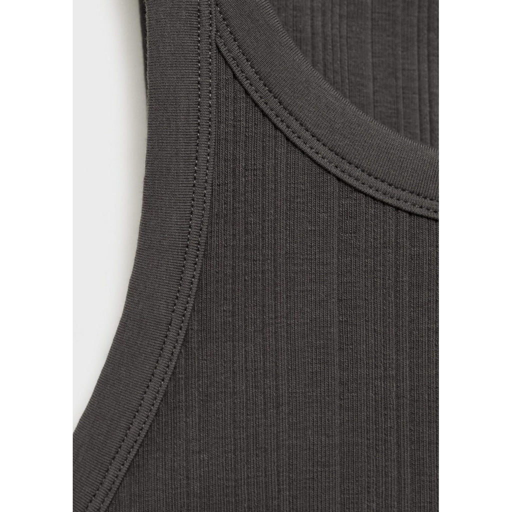 Naju Top - Charcoal Gray