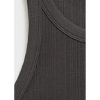 Naju Top - Charcoal Gray
