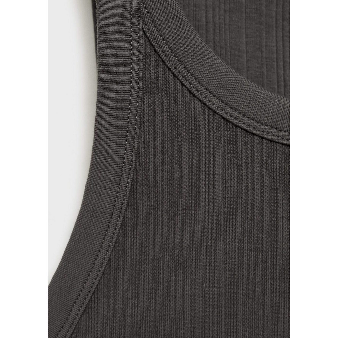 Naju Top - Charcoal Gray