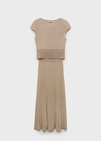 Robe En Maille Finition Brillante