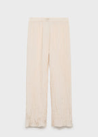 Pantalon Droit Plissé