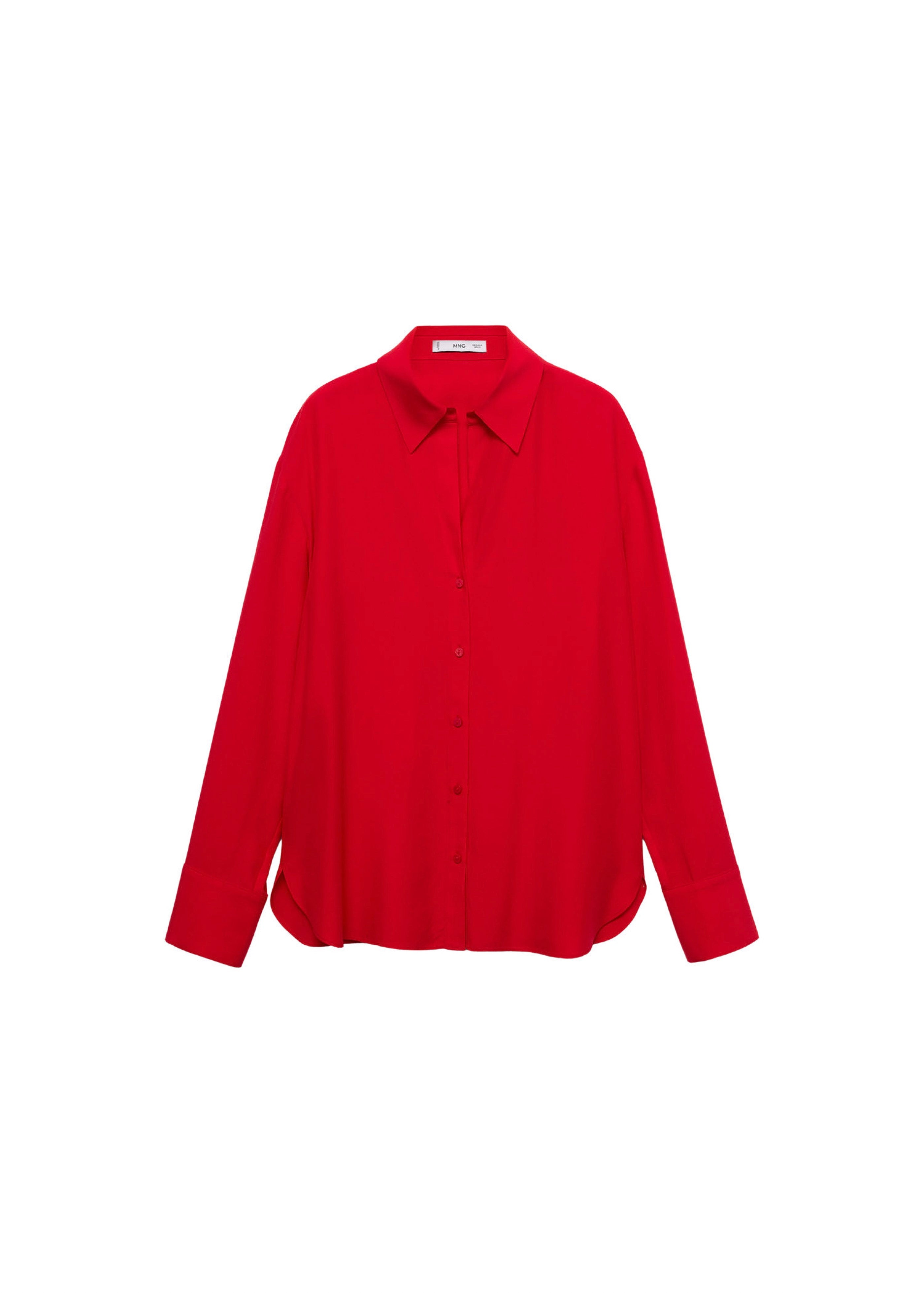 Fluid Lyocell Shirt - Red