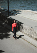 Fluid Lyocell Shirt - Red