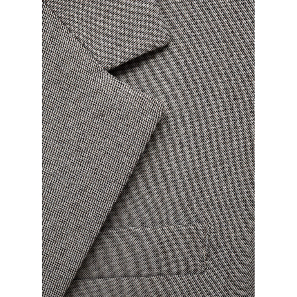 Blazer Droit Avec Poches À Rabat