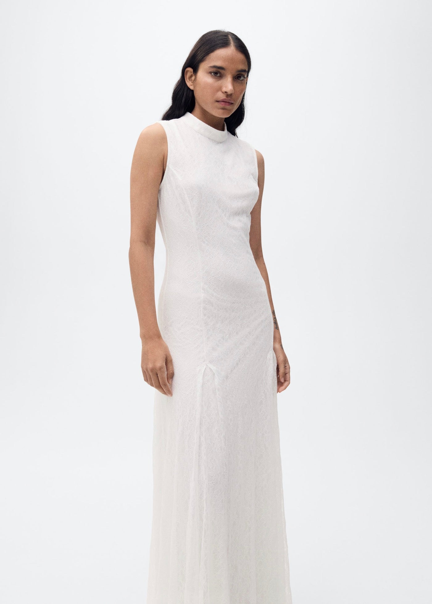 Robe Dentelle À Pinces