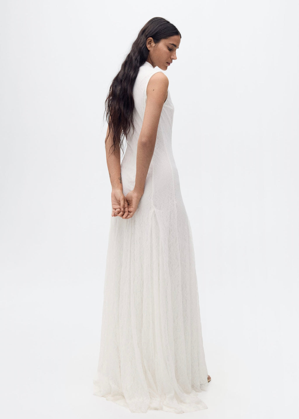 Robe Dentelle À Pinces