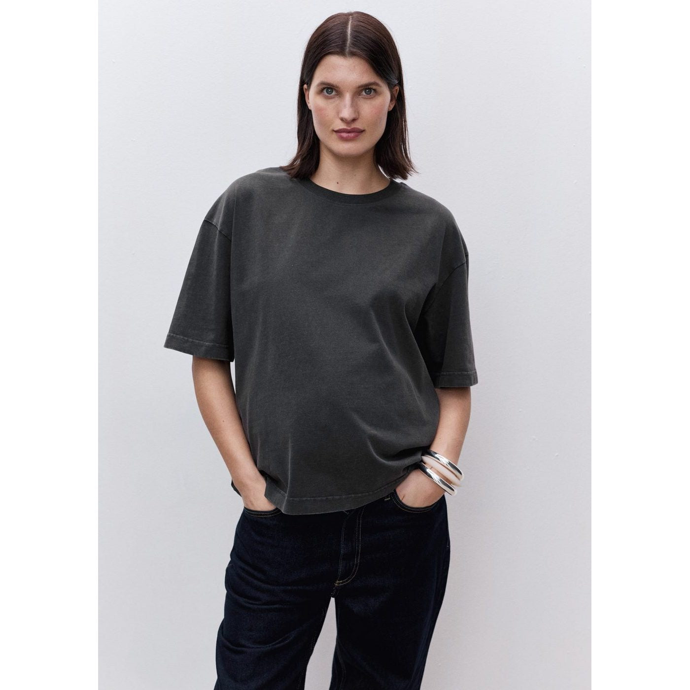 T-Shirt Coton Oversize Grossesse