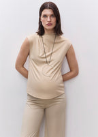 Prémaman Wide Leg Pants - Natural
