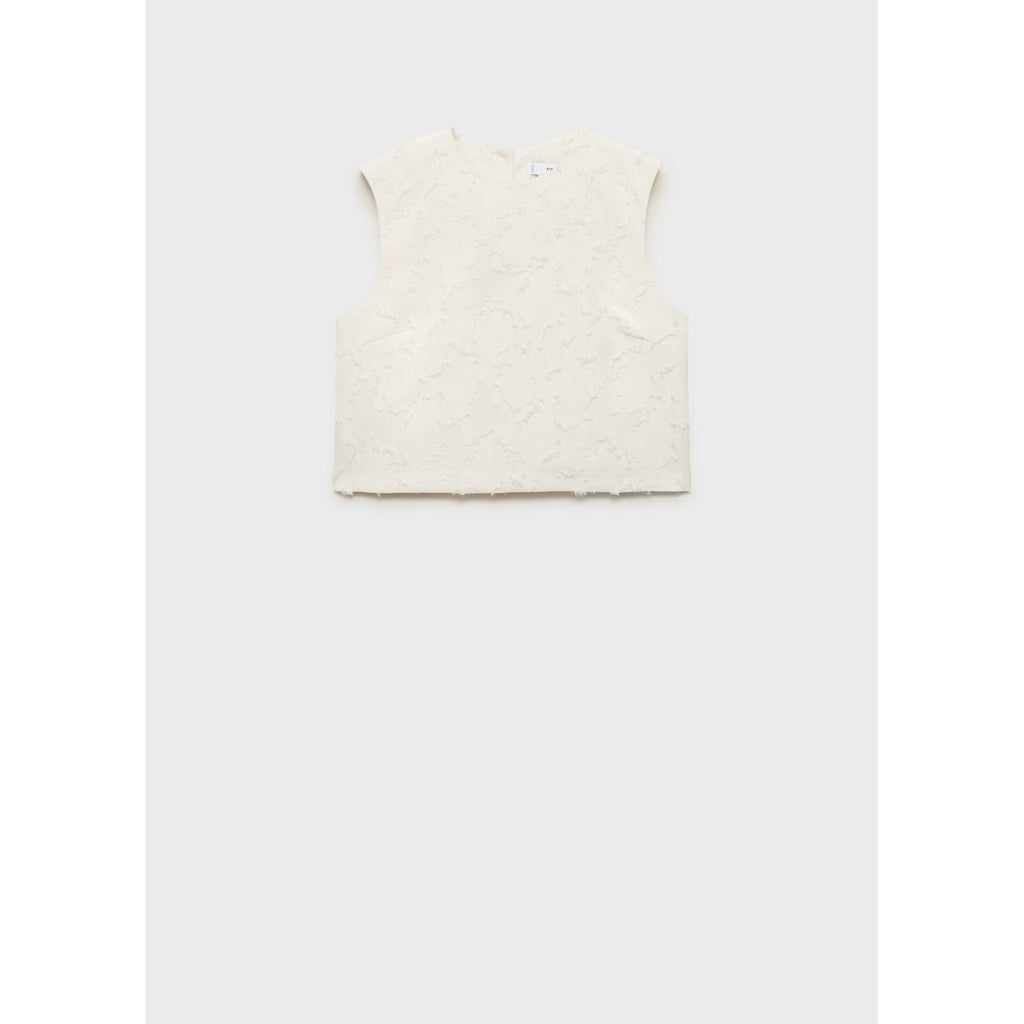 Top Floc - Blanco roto