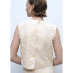 Top Floc - Blanco roto