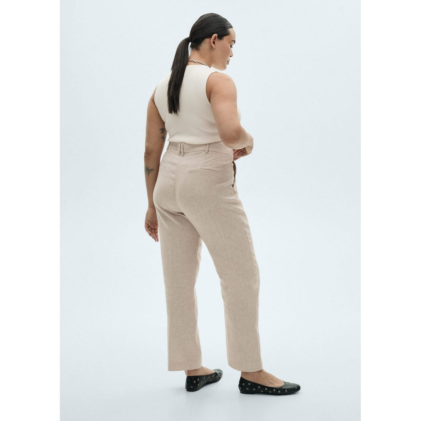 Pantalon De Costume Lin