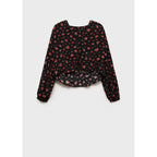 Blusa con gemas - Negro