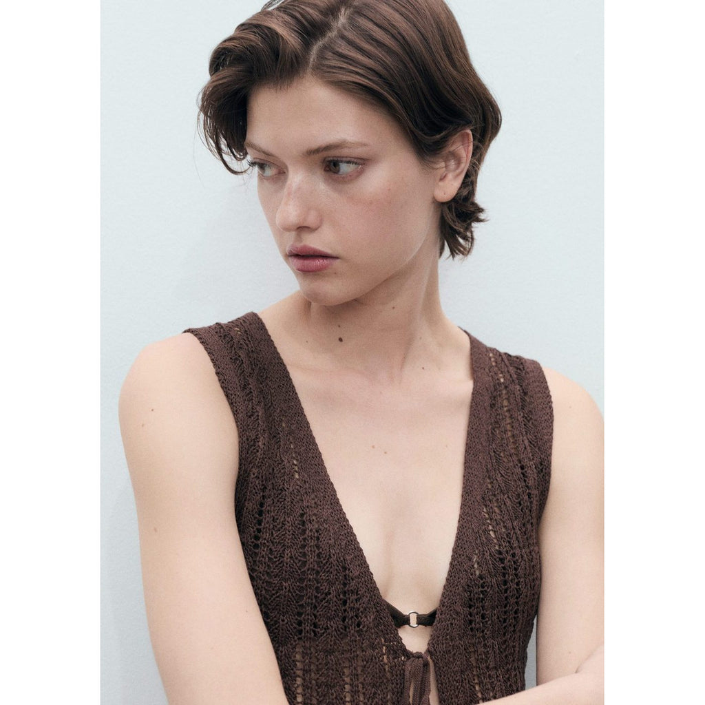 Gilet Magnolia - Chocolat