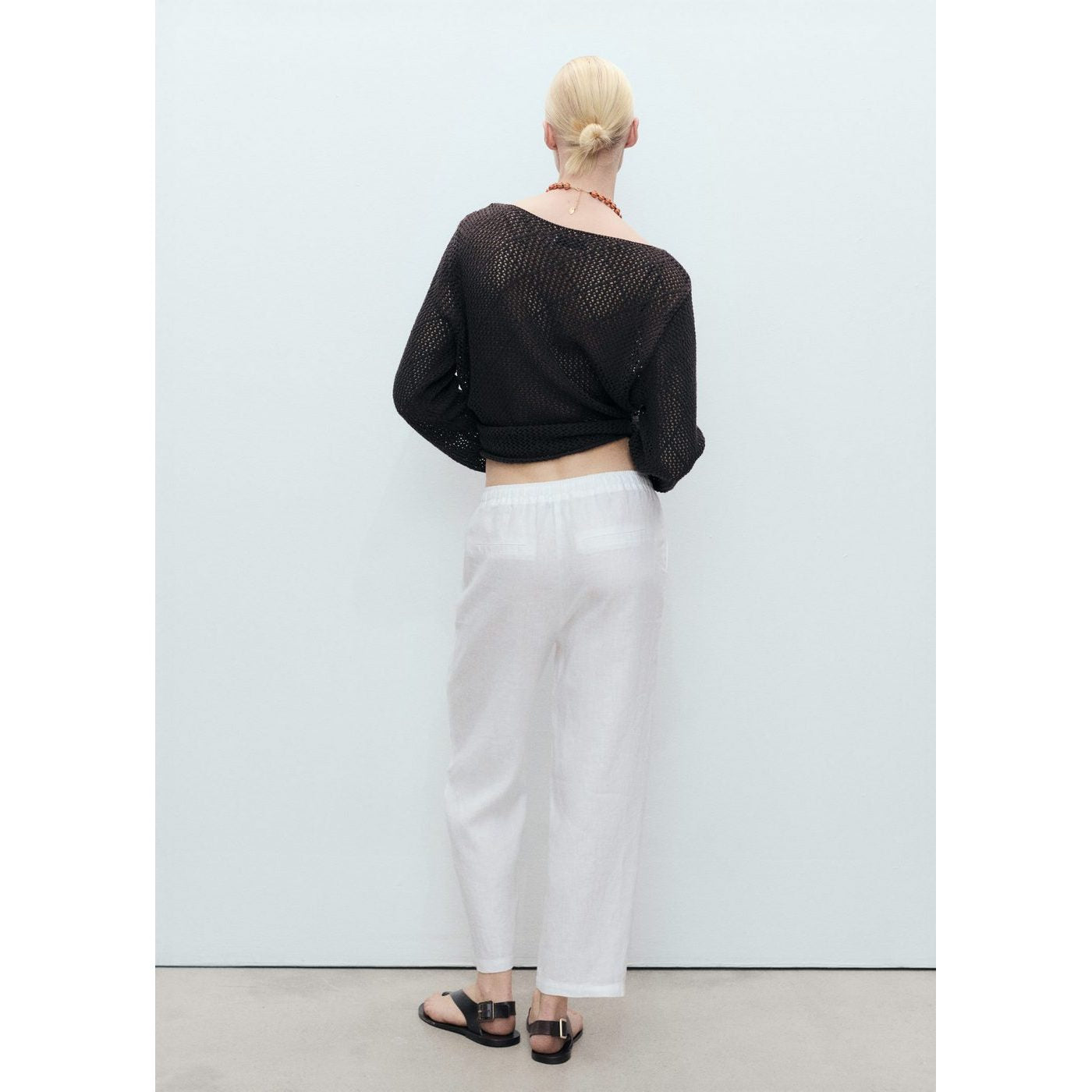 Pantalon Linen - Off White